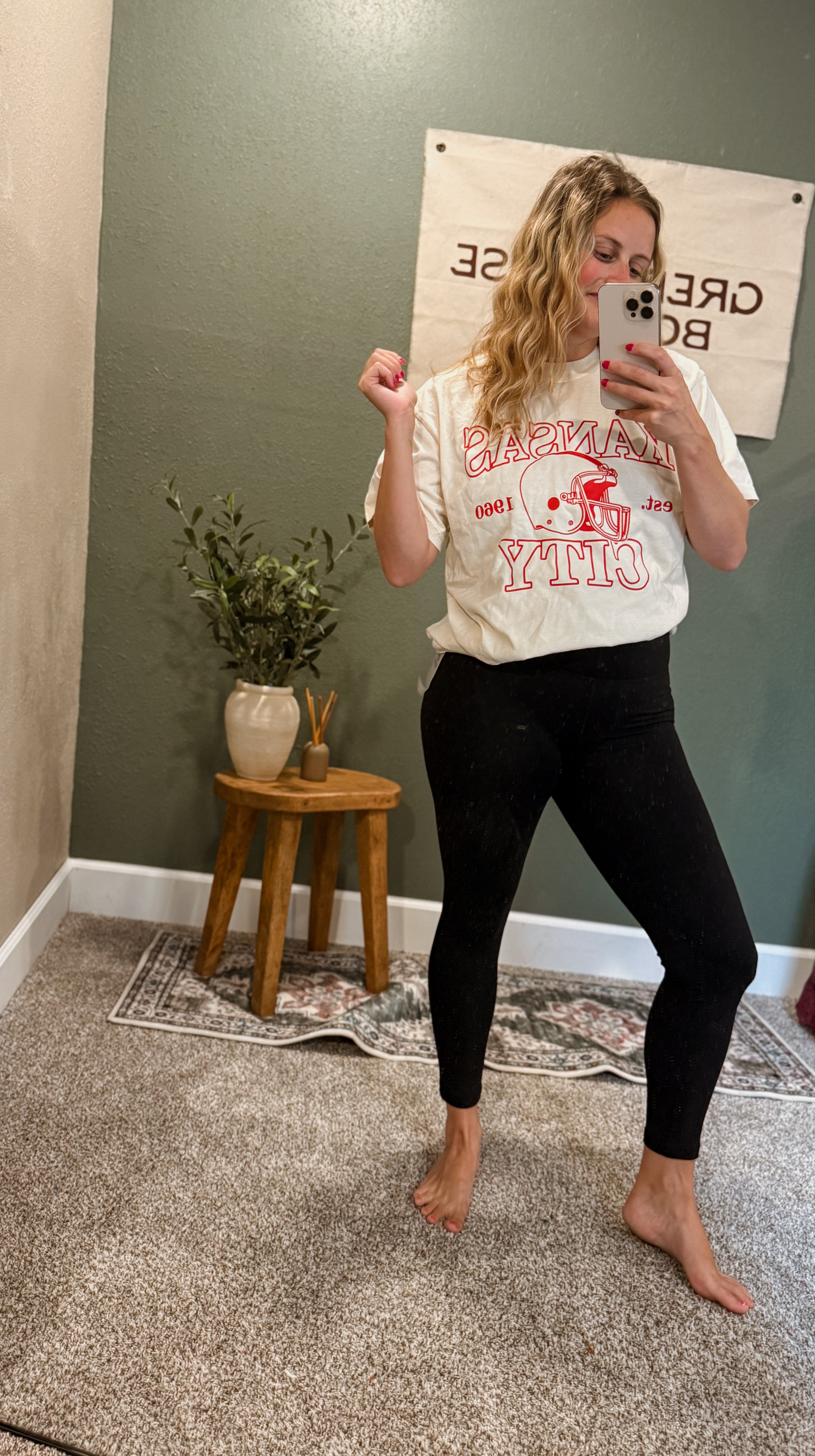 black contour leggings
