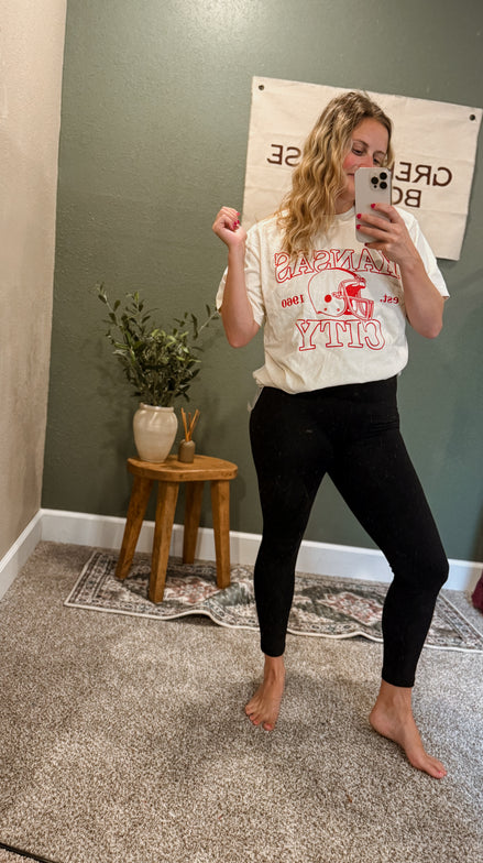 black contour leggings