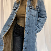 lined denim jacket