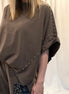 oversized studded tee