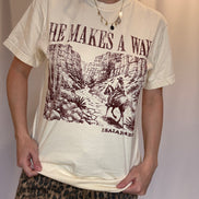 he makes a way graphic tee