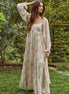 light chiffon floral dress